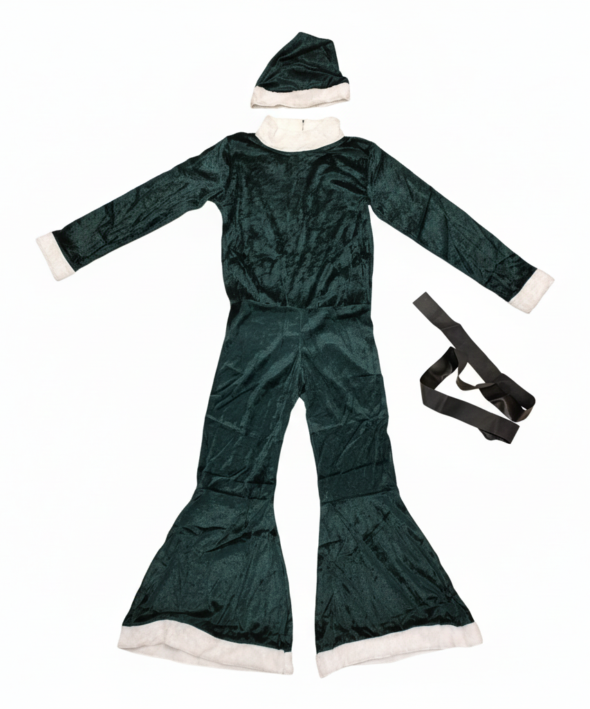 Festive Christmas Elf Costume Set