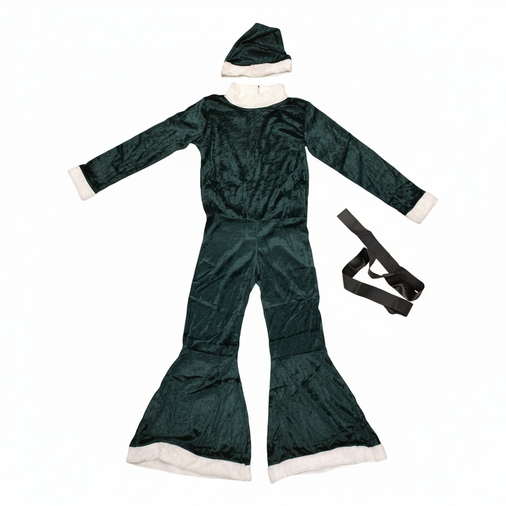 Festive Christmas Elf Costume Set