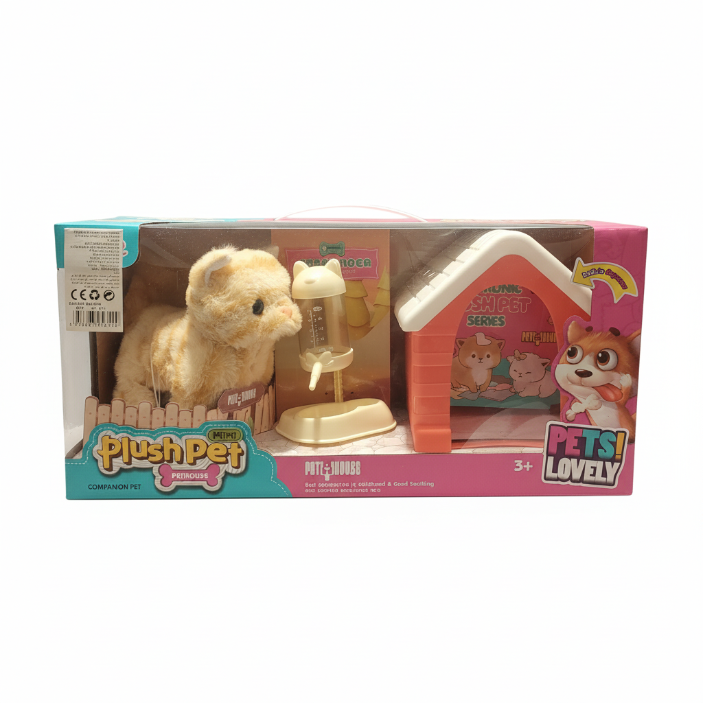 Pets! Lovely Mini Plush Pet Pet+House