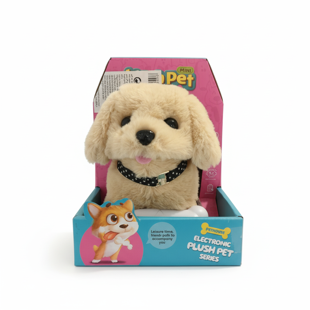 Pethouse Mini Electronic Plush Pet Dog