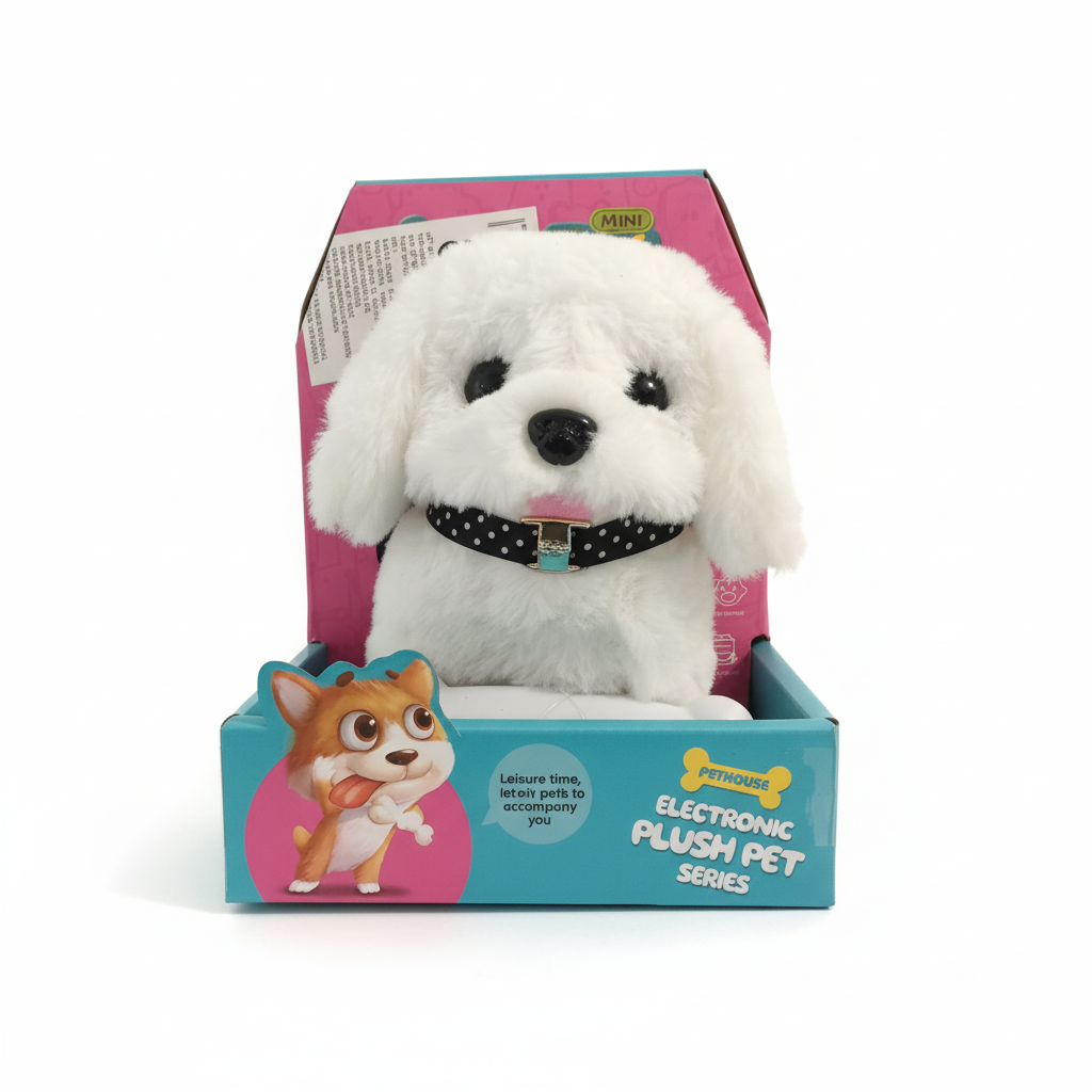 Pethouse Mini Electronic Plush Pet Dog