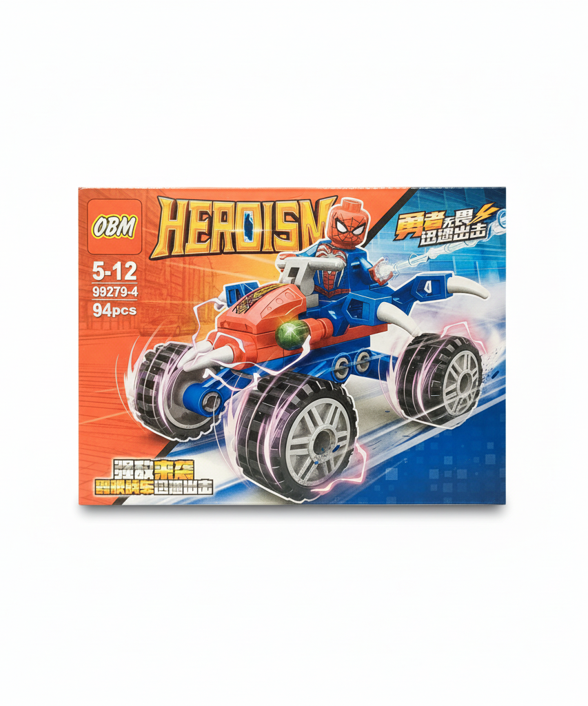 OBM HEROISM Iron Man Monster Buggy Building Set