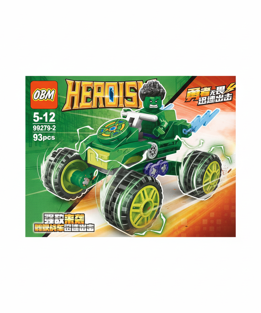 OBM HEROISM Iron Man Monster Buggy Building Set