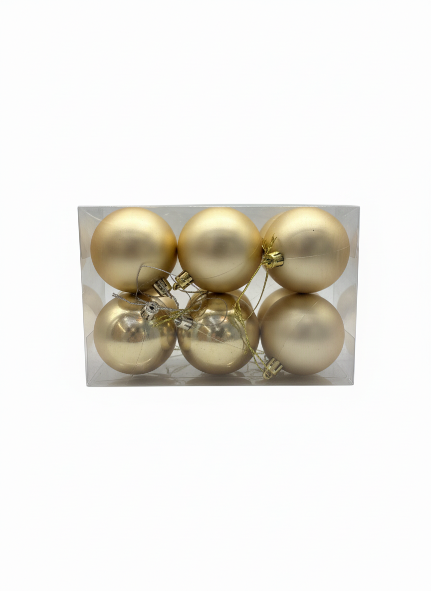 Christmas Tree Decoration 6 In 1 Balls