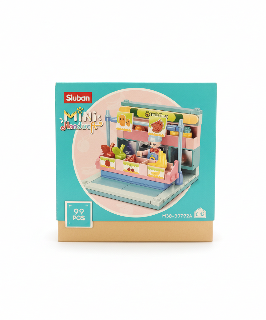 Sluban Mini Handcraft Fruit Shop Building Block Set