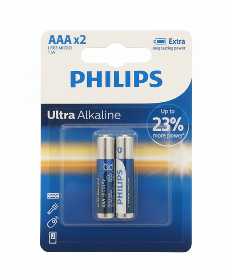 Philips Ultra Alkaline AA x2 Batteries