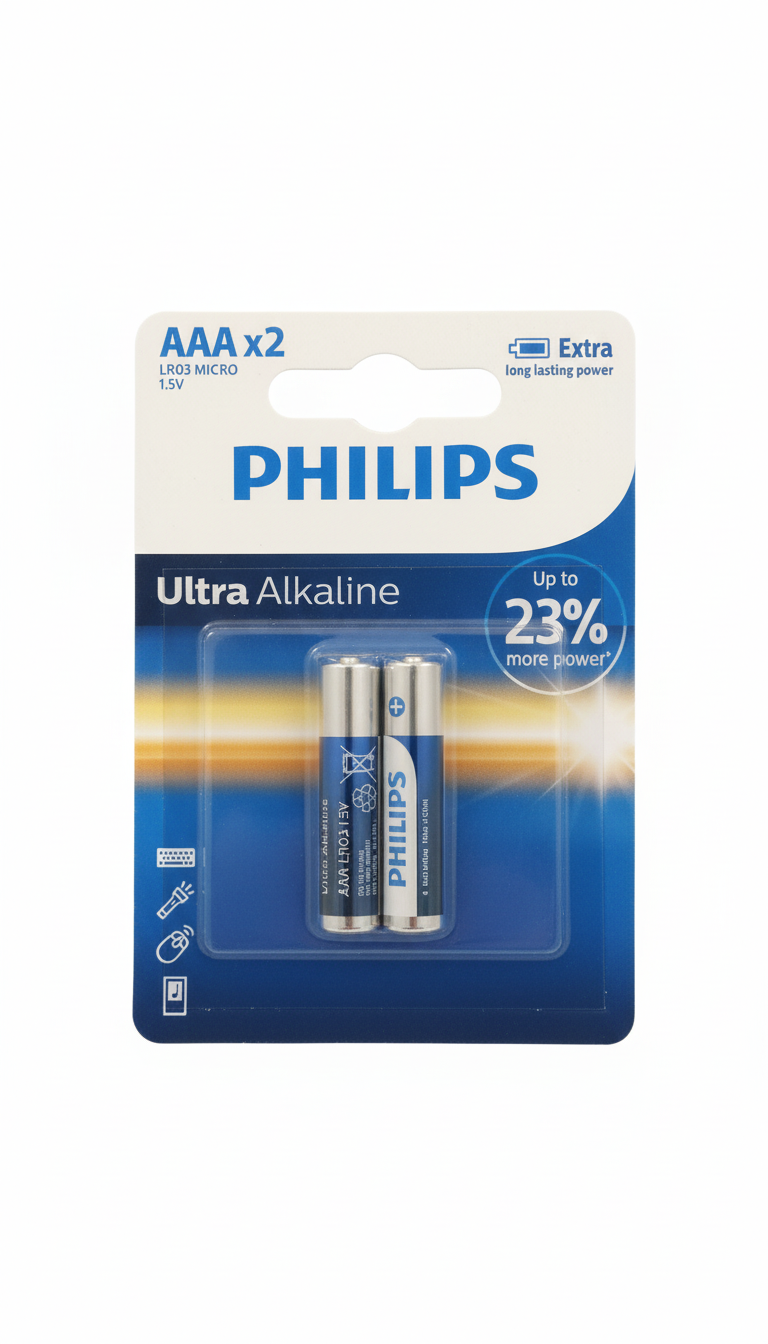 Philips Ultra Alkaline AA x2 Batteries
