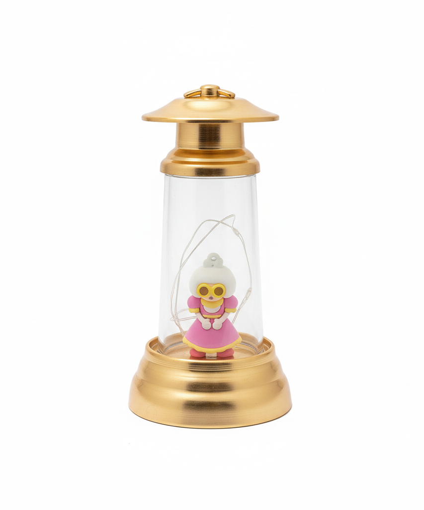 Antic Group Old Man Figurine LED Decorative Lantern