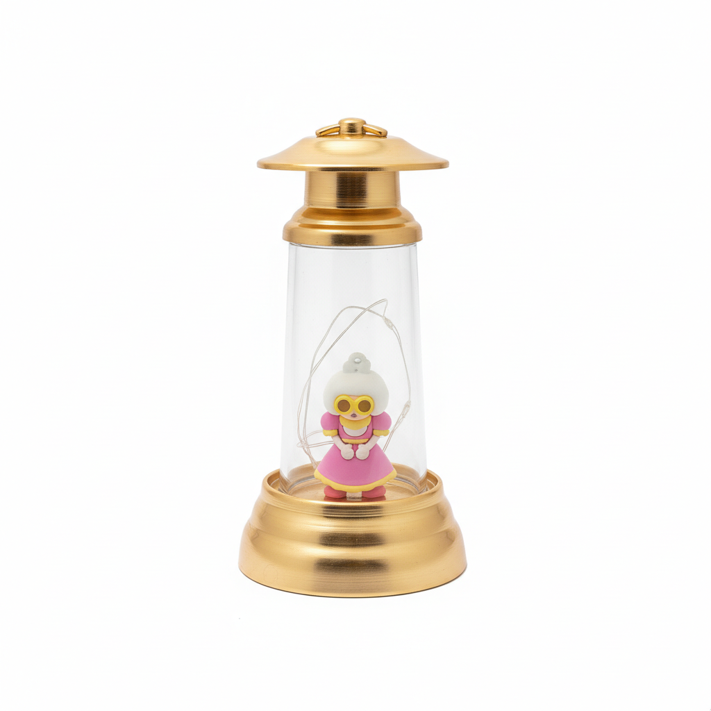 Antic Group Old Man Figurine LED Decorative Lantern