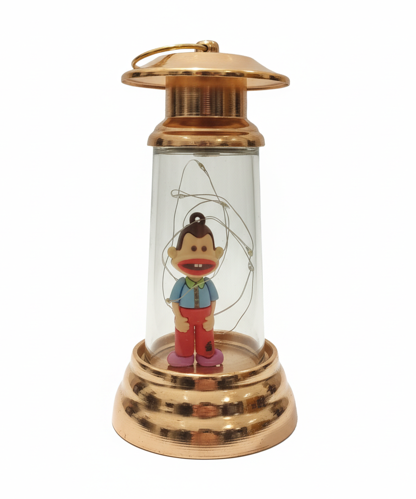 Antic Group Old Man Figurine LED Decorative Lantern