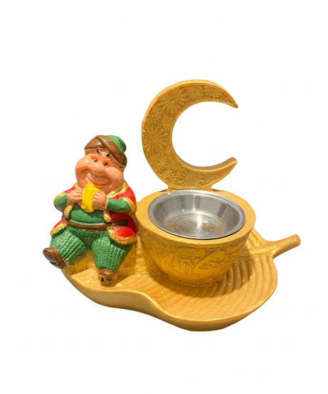 Festive Character & Crescent Moon Incense Burner