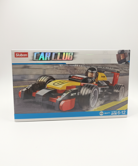 Sluban Car Club M38-B0677 Lightning Formula Race Car Building Blocks