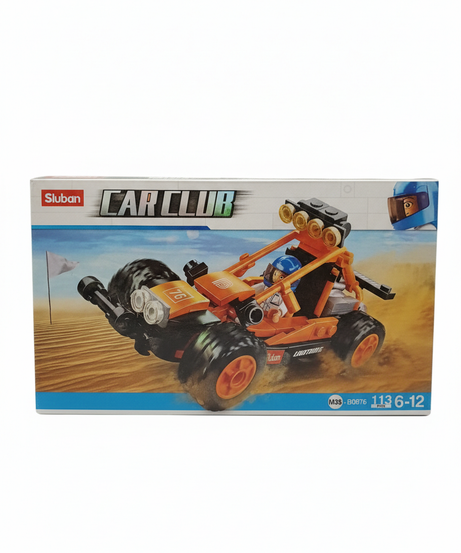 Sluban Car Club M38-B0677 Lightning Formula Race Car Building Blocks