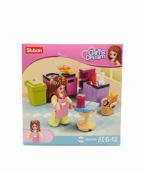 Sluban Girl's Dream: Fashionable Room Building Set