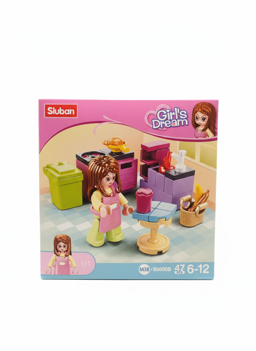 Sluban Girl's Dream: Fashionable Room Building Set