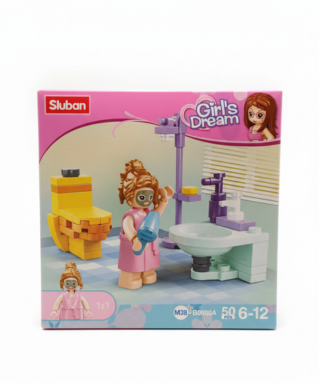 Sluban Girl's Dream: Fashionable Room Building Set