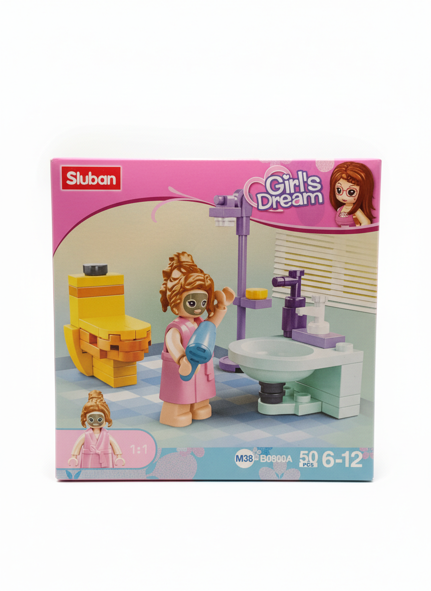 Sluban Girl's Dream: Fashionable Room Building Set