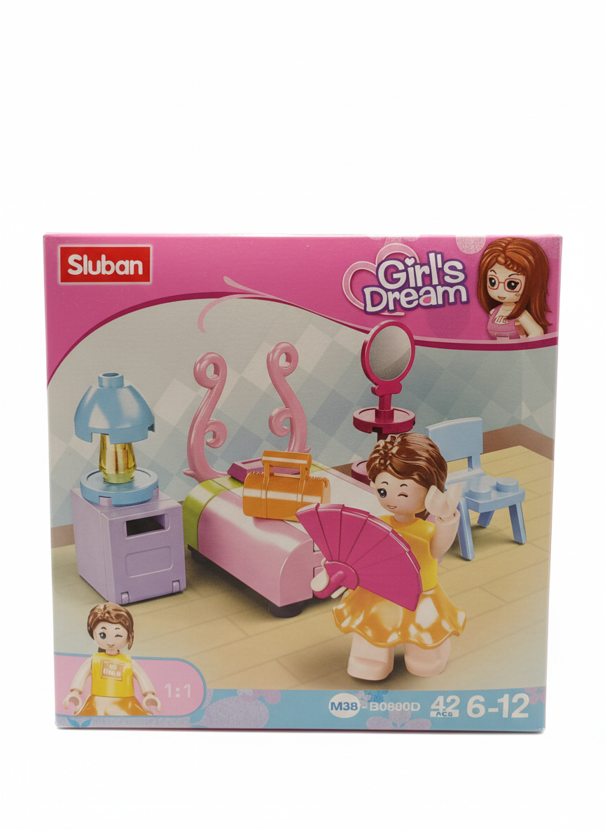 Sluban Girl's Dream: Fashionable Room Building Set
