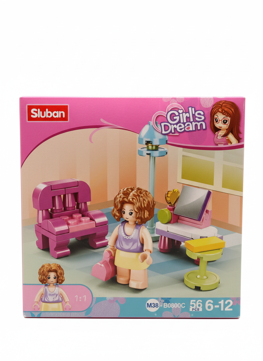 Sluban Girl's Dream: Fashionable Room Building Set