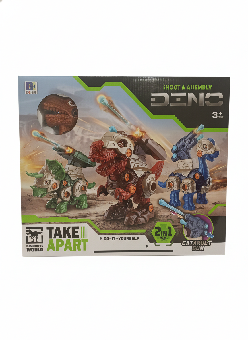BoHui Shoot & Assembly Take Apart Dinobots World Dino