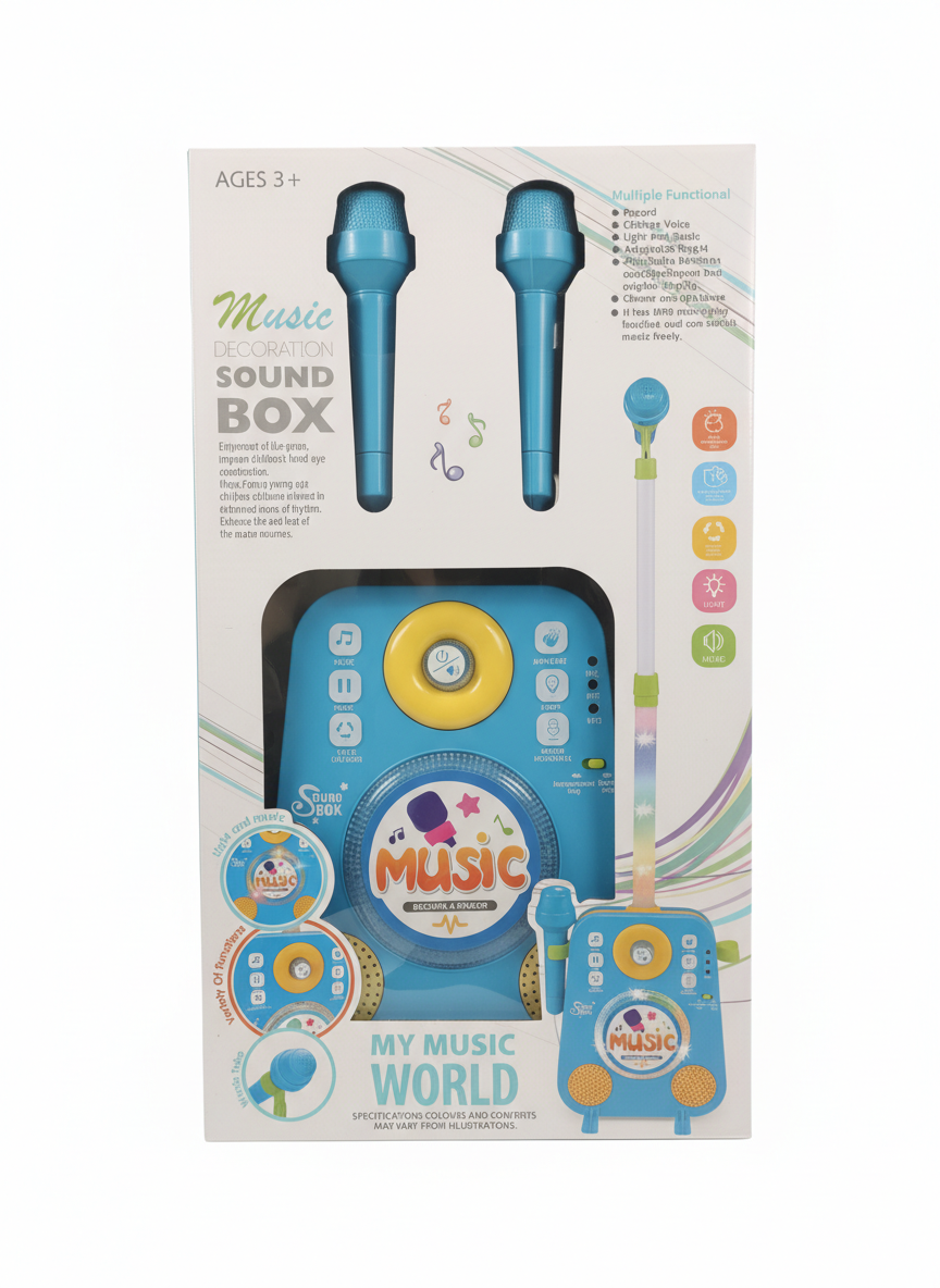 My Music World Music Sound Box Karaoke Set