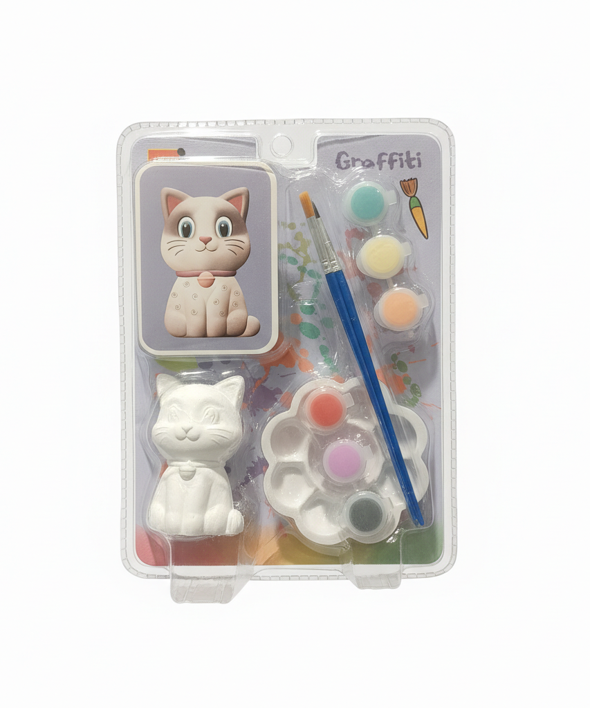 Qubeile Graffiti Paint Your Own Deer Figurine Craft Kit
