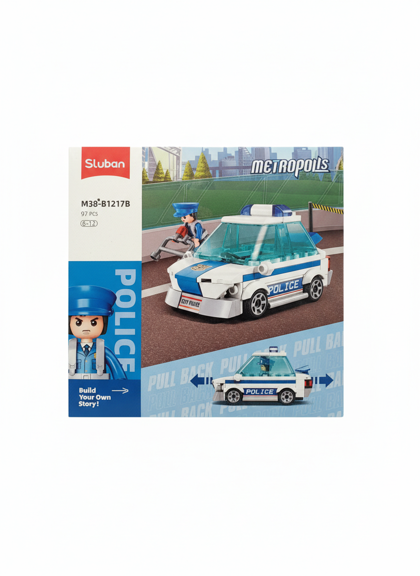 Sluban Metropolis Police Helicopter Building Set M38-B1217C