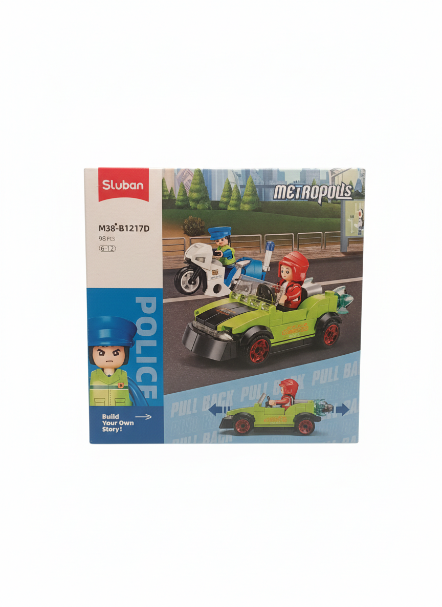 Sluban Metropolis Police Helicopter Building Set M38-B1217C