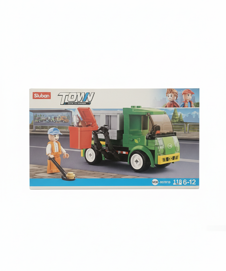 Sluban Town City Cleaner Building Block Set