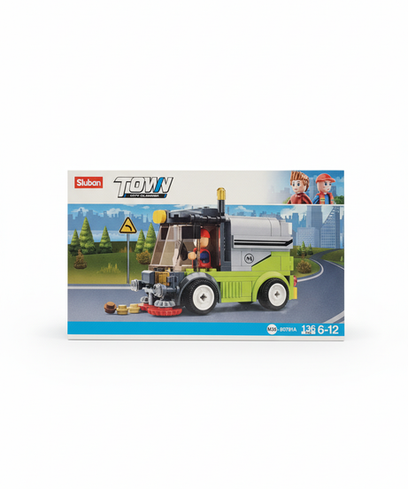 Sluban Town City Cleaner Building Block Set
