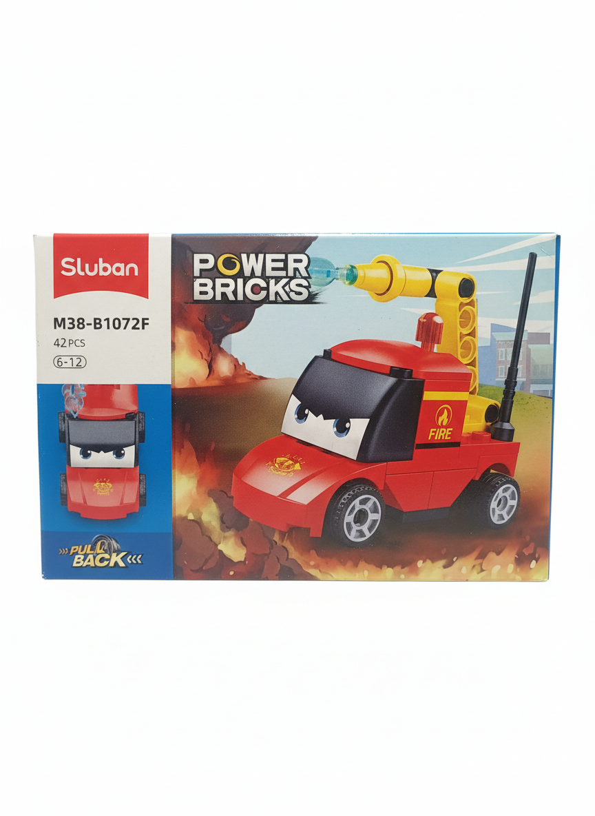 Sluban Power Bricks M38-B1072F Fire Rescue Truck