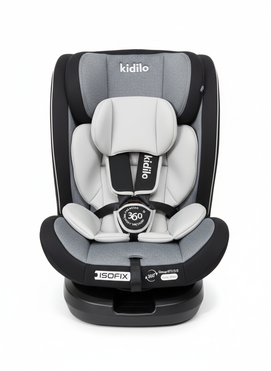 Kidilo 360° Rotation ISOFIX Car Seat