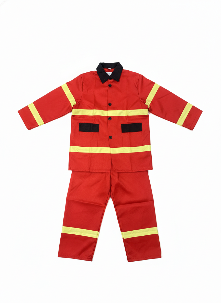 Kids Firefighter Costume Play Set