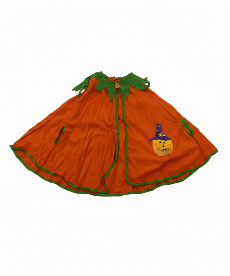 Comfy Pumpkin Hooded Cape