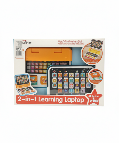 fiveStar 2-in-1 Learning Laptop - Alphabet & Words