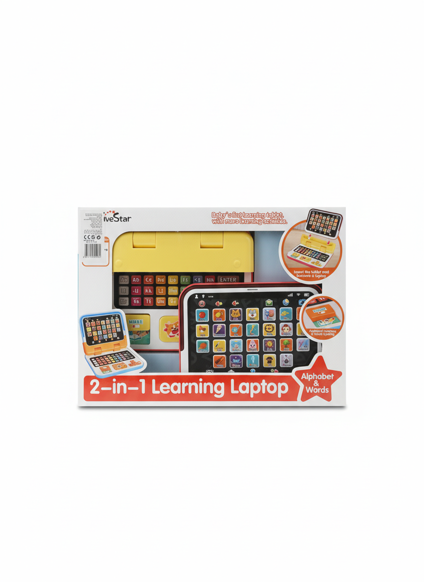 fiveStar 2-in-1 Learning Laptop - Alphabet & Words