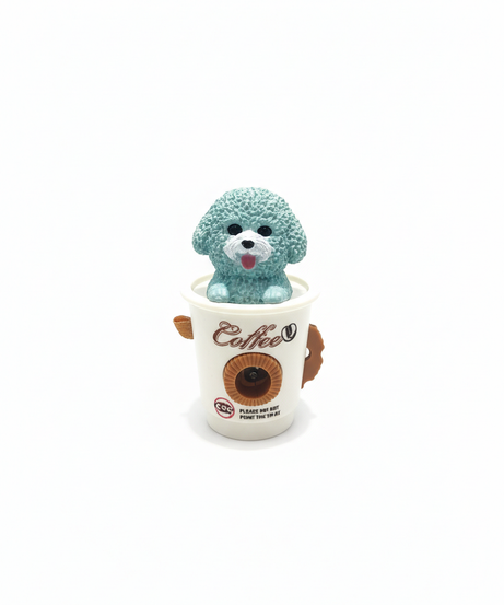 Smiling Dog Coffee Cup Pencil Sharpener