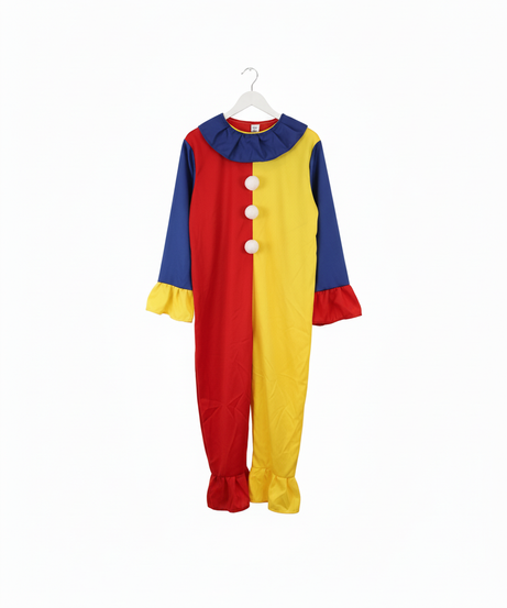 Children's Vibrant Harlequin Clown Costume