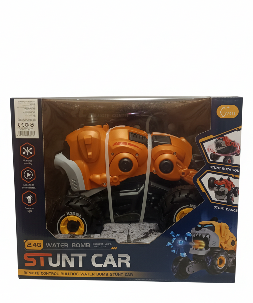 Remote Control Bulldog Water Bomb Stunt Car