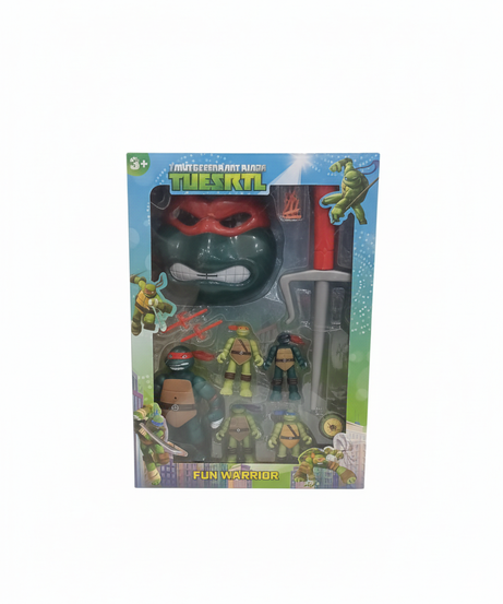 TMUTGEEENA ANT AINJA TUESRTL Fun Warrior