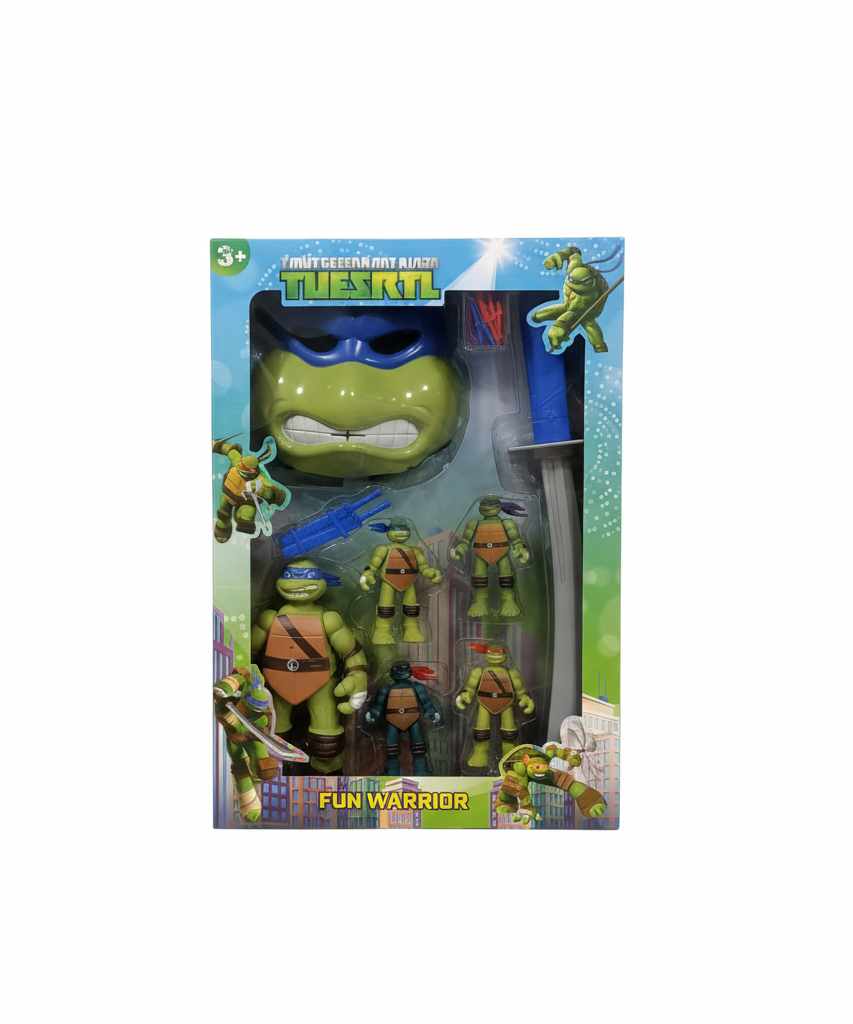 TMUTGEEENA ANT AINJA TUESRTL Fun Warrior