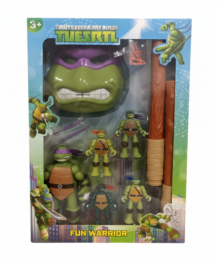 TMUTGEEENA ANT AINJA TUESRTL Fun Warrior