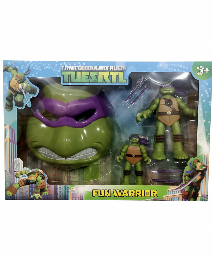 Mutant Geenaa Nirt Ninja TUESRTL Fun Warrior Set