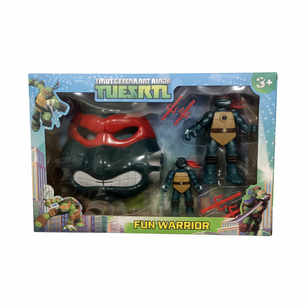 Mutant Geenaa Nirt Ninja TUESRTL Fun Warrior Set