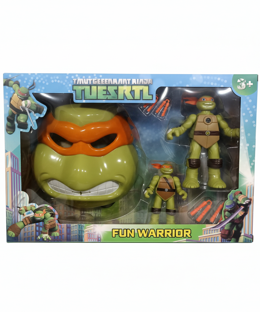 Mutant Geenaa Nirt Ninja TUESRTL Fun Warrior Set