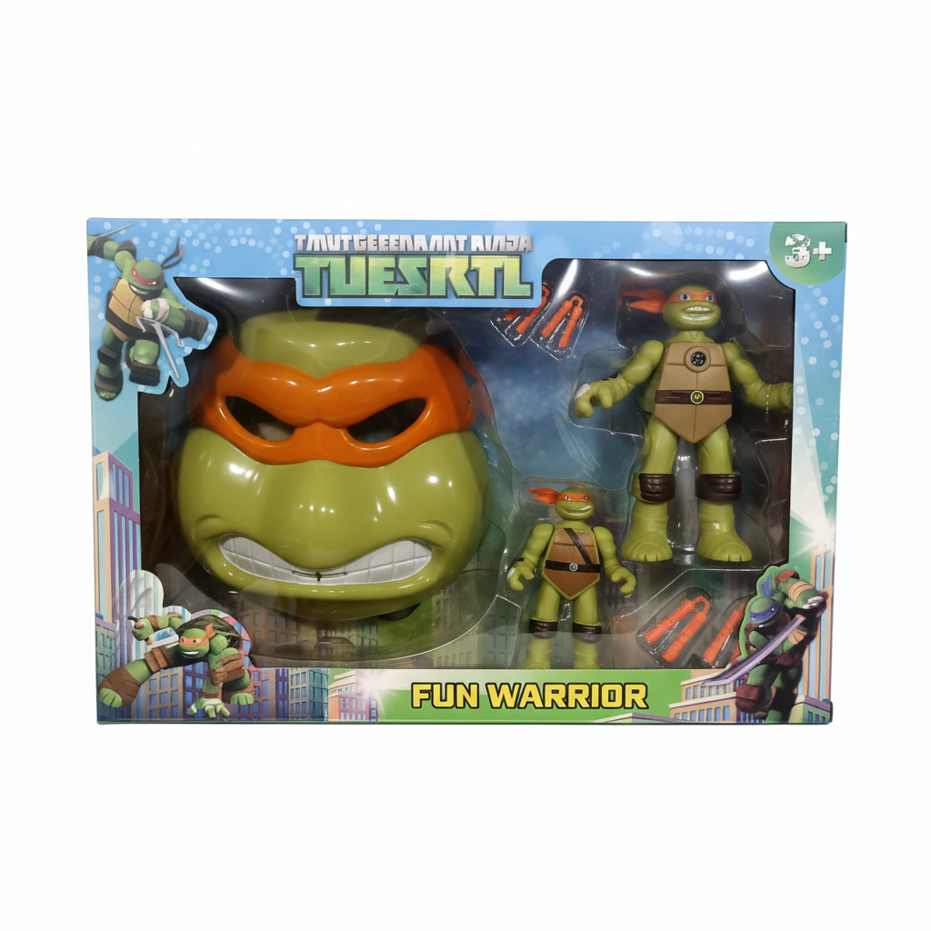 Mutant Geenaa Nirt Ninja TUESRTL Fun Warrior Set