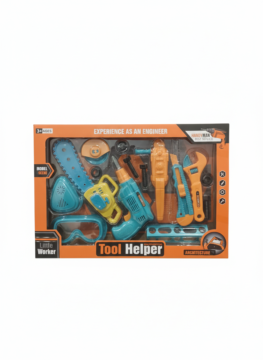 Little Worker Multifunction Tool Helper Playset