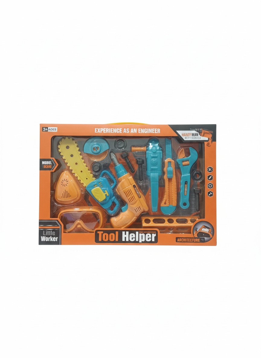 Little Worker Multifunction Tool Helper Playset