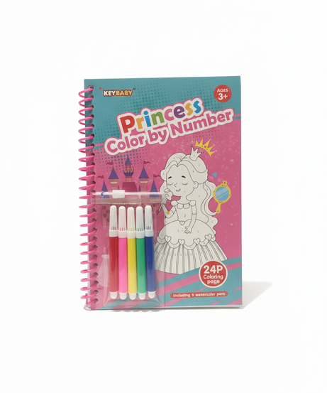 KEY BABY Dinosaur Color by Number