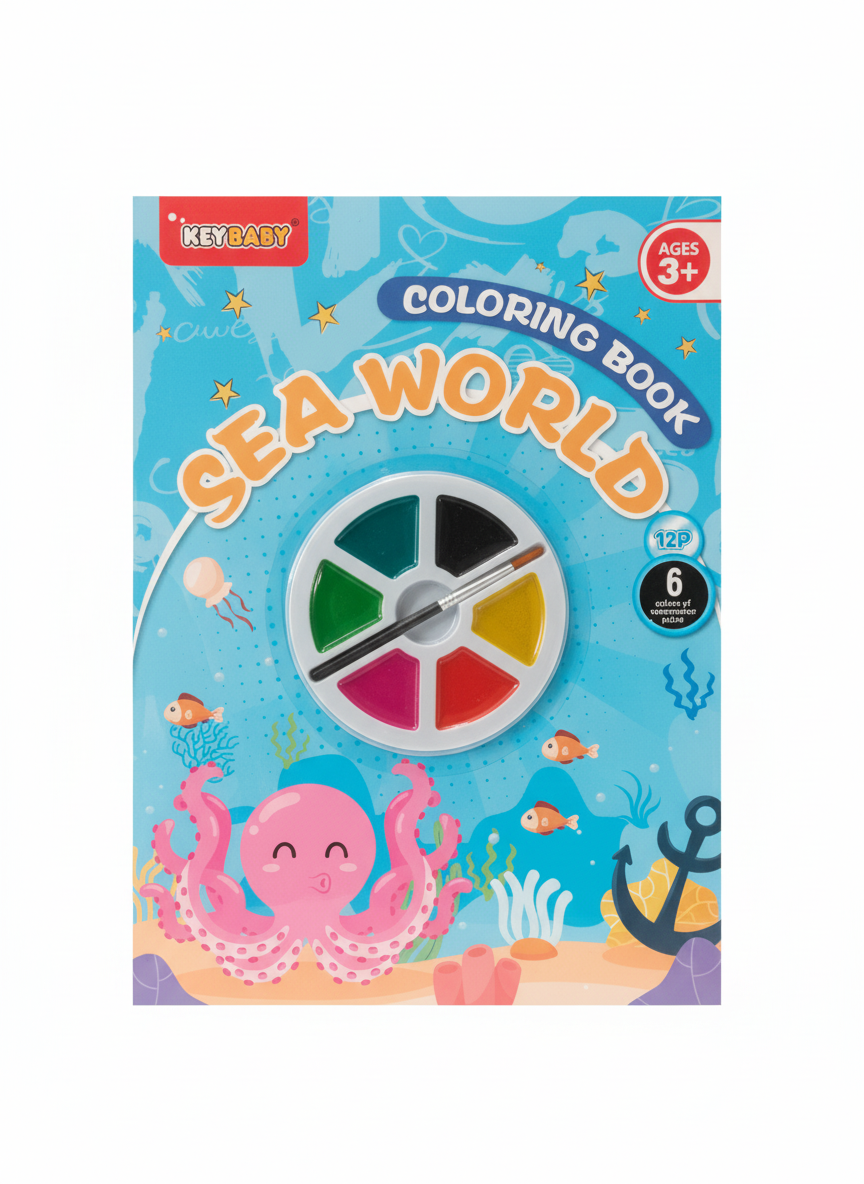 KEYBABY Sea World Coloring Book